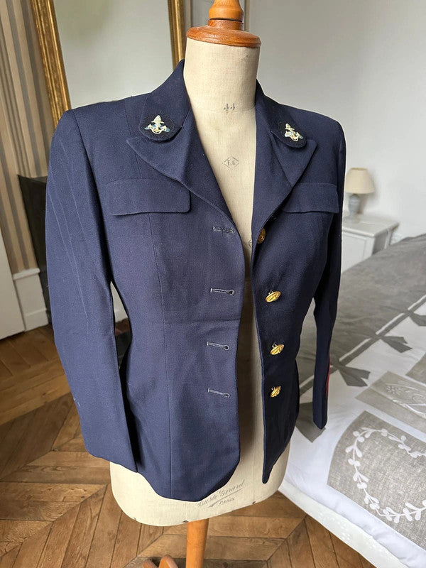 Veste d'uniforme femme WAVES - ww2 militaria - named