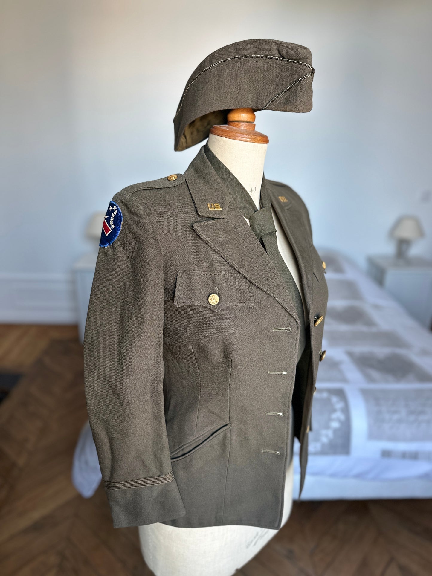 Uniforme Femme WAC/ANC Officier USA ww2 - Original Named - VENDU