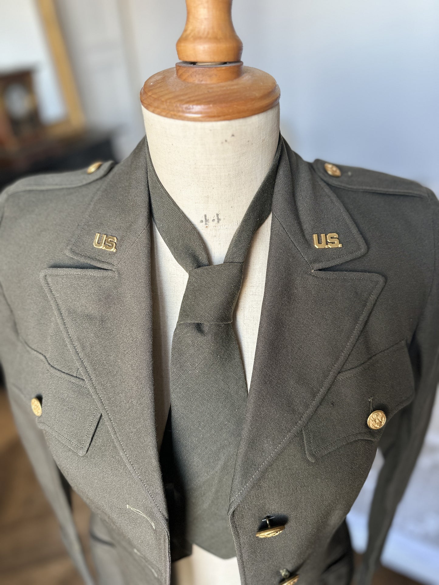 Uniforme Femme WAC/ANC Officier USA ww2 - Original Named - VENDU