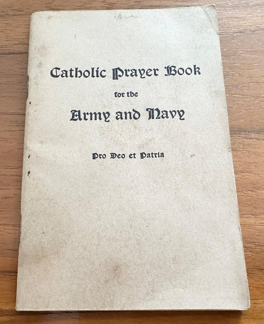 Livre de prières catholique pour l'armée et la marine américaine 100% original