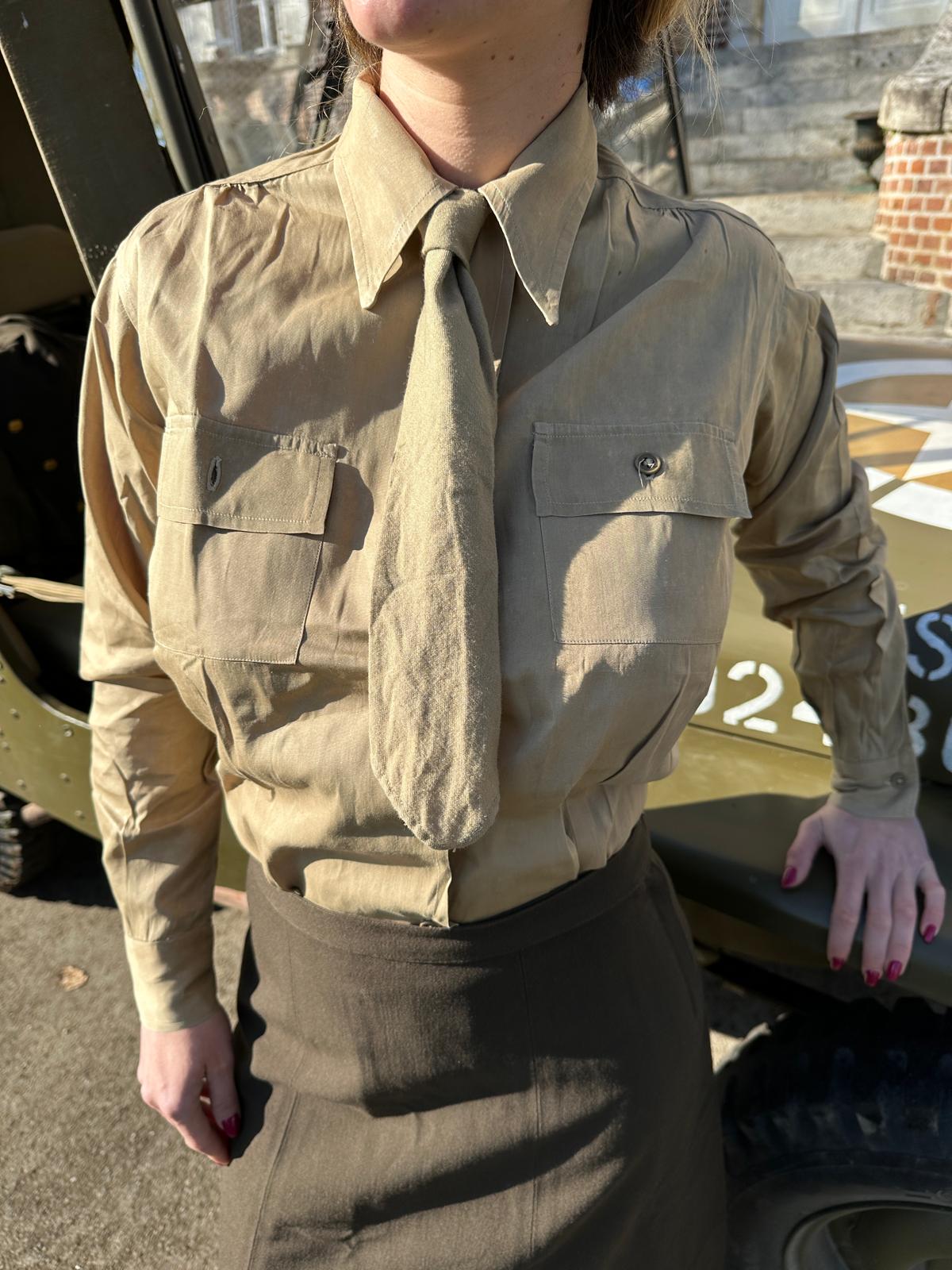 Uniforme Femme ANC Officier USA ww2 - Original Named