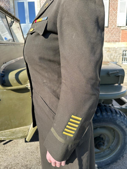 Uniforme Femme ANC Officier USA ww2 - Original Named