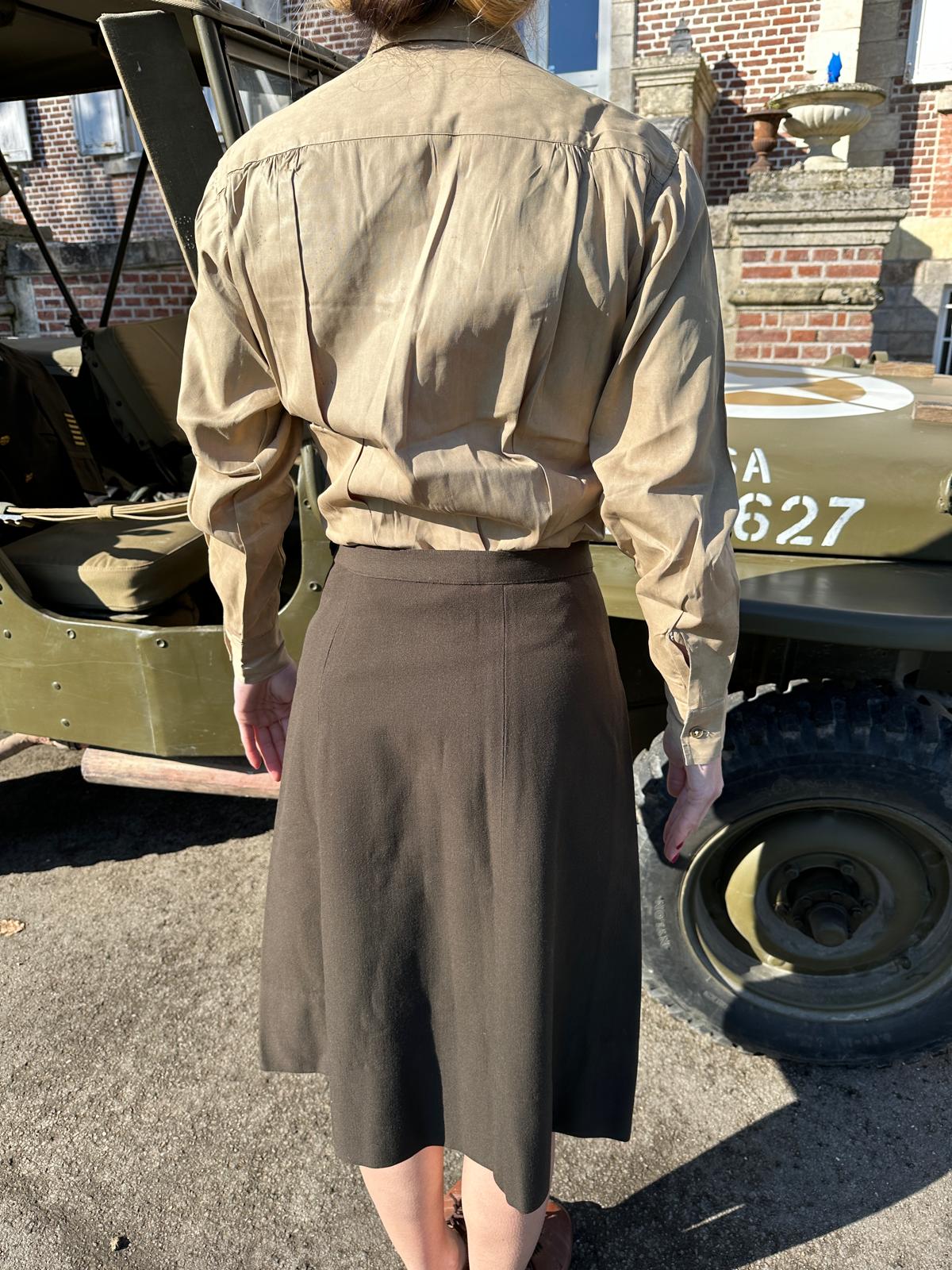 Uniforme Femme ANC Officier USA ww2 - Original Named