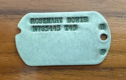 Dog Tag Nurse R.BOWIE